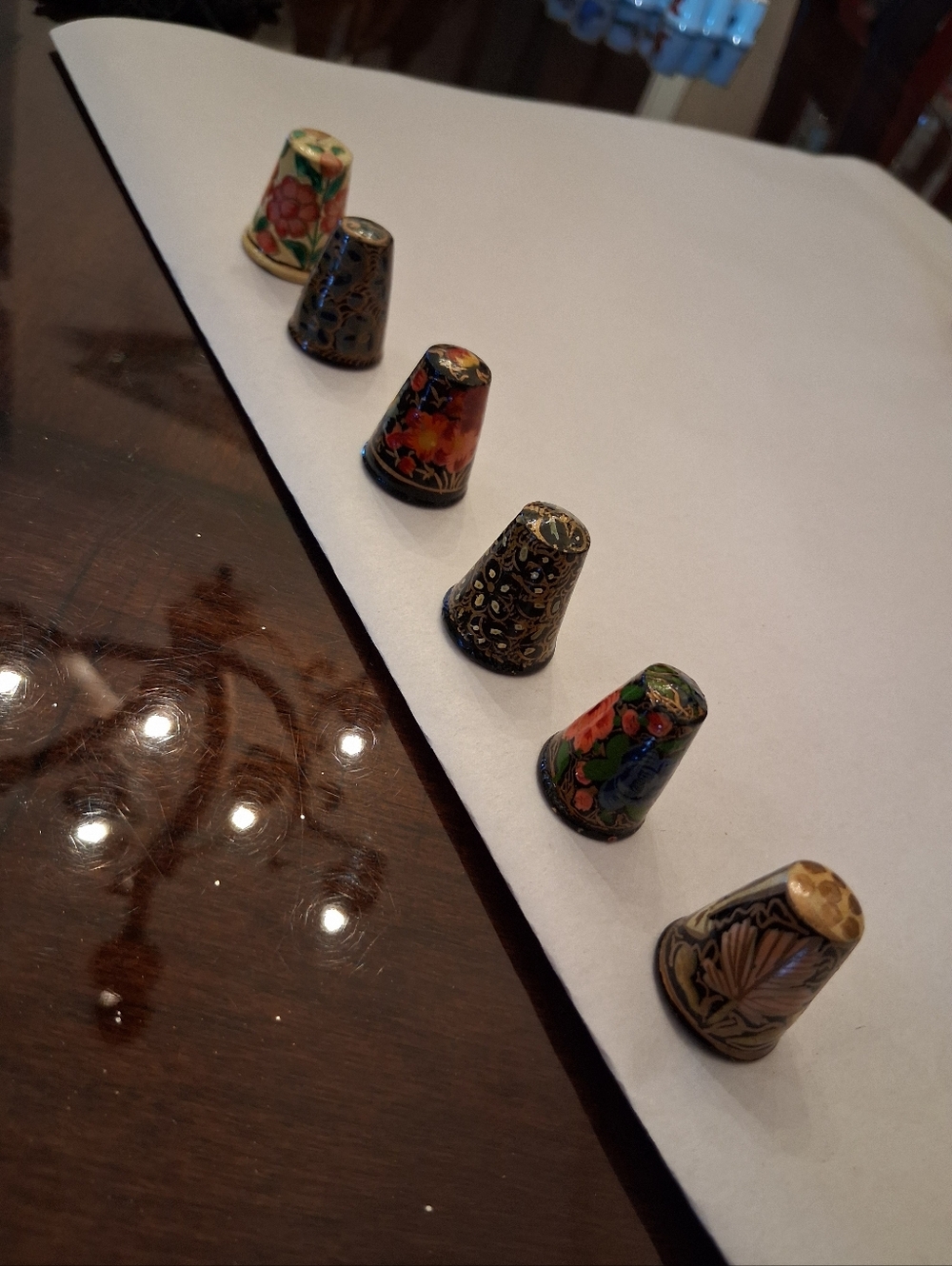 Vintage Wooden Thimble Bundle - Picture 5 of 15